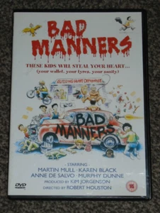 BAD MANNERS : CULT COMEDY DVD - IN VGC (FREE UK P&P) - Picture 1 of 2