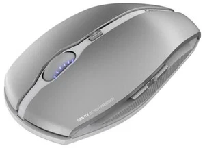 CHERRY GENTIX BT Wireless Bluetooth Mouse, Frosted Silver - JW-7500-20 - Picture 1 of 6