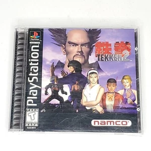 Tekken 2 PS1 PlayStation 1 Complete CIB + Reg Card - Picture 1 of 10