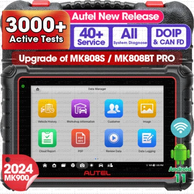 Autel MaxiCOM M900 Pro Android 11 diagnóstico Actualizado de MK808BT PRO/ MK808S - Imagen 1 de 4