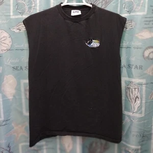 Vtg 90s MLB Tampa Bay Devil Rays Sleeveless Embroidered XL Black Men’s T-Shirt - Picture 1 of 7