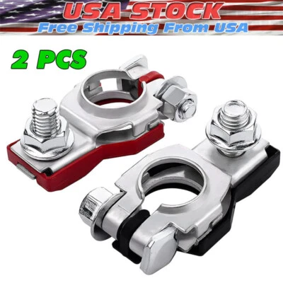 POSITIVE & NEGATIVE BATTERY TERMINALS For TOYOTA & LEXUS 9098205035 & 9098206022 - Image 1 of 4