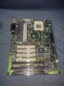 *faulty* Epox EP-51MVP3E-M ATX Super Socket 7 Motherboard AGP PCI ISA Retro - Photo 1/9