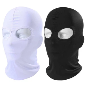 Máscara facial de pasamontañas de 2 agujeros protección UV esquí capucha solar máscaras tácticas hombres mujeres - Imagen 1 de 11