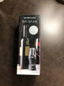 Vinturi Essential Red Wine Aerator Decanter w/ Stand, Filter, Box, NEVER USED - Picture 1 of 6