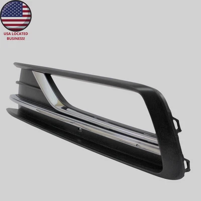 new front bumper fog lamp bezel grille insert molding LH fits 2016- 2019 Passat Foto 1 de 4