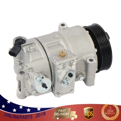 A/C AC Compressor w/Clutch CO 11237C For Volkswagen CC 2.0L 3.6L 2009-2010 2011 - Image 1 of 4