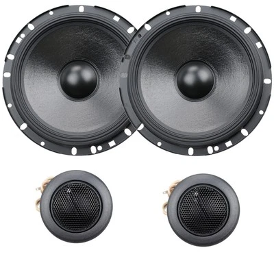 Alpine S-S65C S-Series 6-1/2" 80W RMS 2-Way Component Speaker System Comp NEW - Image 1 of 4