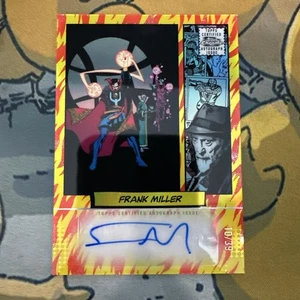 2024 Topps Chrome Marvel Frank Miller Comic Artist Auto Human Torch /39 - Picture 1 of 2