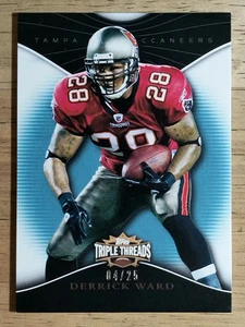 Topps Triple Threads Sapphire #43 2009 Derrick Ward - Imagen 1 de 2