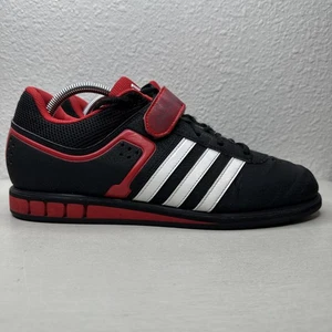 Adidas Powerlift 2 Zapatos de sentadilla de levantamiento de pesas Q33821 Negro/Rojo para hombre Talla 10 - Imagen 1 de 7