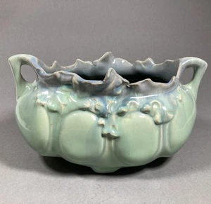 Jardiniere Vase Cachepot Thulin Belgium Art Nouveau c1900 Pottery Barrel Glaze - Picture 1 of 20