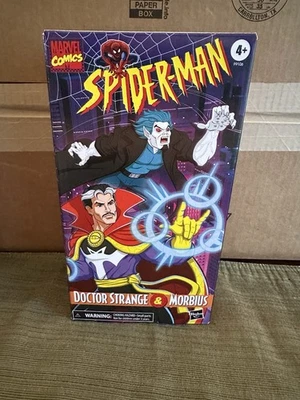 Boneco Spider-Man Marvel Legends Doutor Estranho e Morbius anos 90 VHS pacote com 2 - Imagem 1 de 4