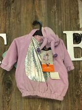 Hyde and EEK Girls Warm Jacket Butterfly 6-12 Months Purple Infant Costume