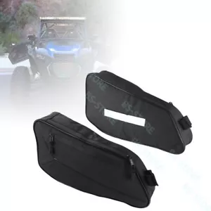 2PC Black Side Door Storage Bag For 2015-2025 Polaris Slingshot GT/SLR/S/R/SL - Picture 1 of 15