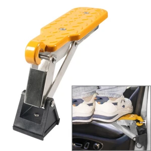 Adjustable Foldable Car SUV Truck Roof Rack Door Step Stand Pedal Orange - Picture 1 of 16