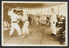Orig. WW2 Japan Photo Navy Sailor Wrestling on Boat Japanese Army WWII