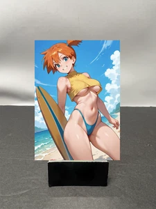 Tarjeta coleccionable de arte personalizado de anime Misty Waifu NSFW DISPONIBLE W5052 - Imagen 1 de 2