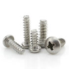 Phillips Pan Head Blunt Screws Self Tapping Screw 304 A2 Stainless Steel M1.4-M5