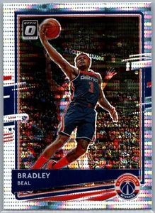2020-21 Panini Donruss Optic #87 Bradley Beal Silver Pulsar Prizm Wizards - Picture 1 of 2