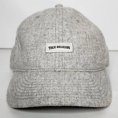 True Religion布贴帽羊毛混纺拼字标志棒球帽绑带  — 第 1/4 张图片