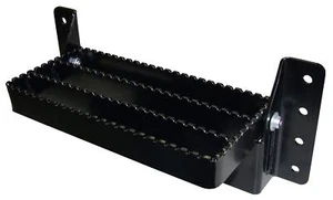 Black Flip-Up Step for Multiple Applications - Fast Shipping - Heavy Duty - Picture 1 of 4