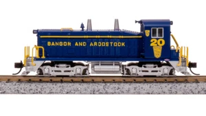 Broadway Limited 7484 N BAR EMD NW2 Diesel Locomotive Blue Yellow Diesel 20 - Picture 1 of 5