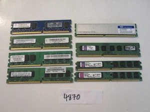 Various Brands 8x2Gb=16Gb PC2-6400 5300 667 800Mhz DDR2 Desktop Memory RAM (4870 - Picture 1 of 2