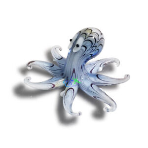 Aquascape Fish Tank Items Glass Ornaments Small Octopus Mermaid Aquarium Decor