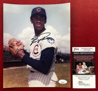 Fergie Jenkins Signed 8x10 Photograph JSA Certified HOF Chicago Cubs MLB w/COA! - Image 1 of 4