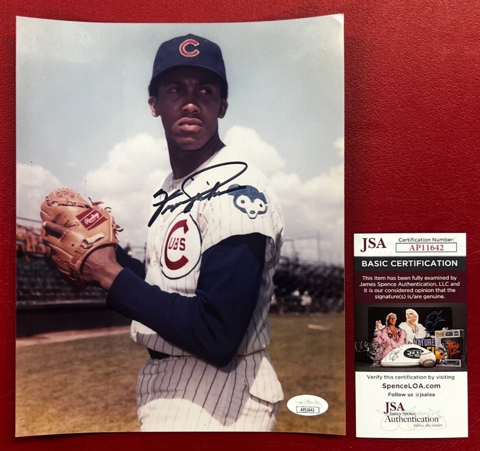 Fergie Jenkins Signed 8x10 Photograph JSA Certified HOF Chicago Cubs MLB w/COA! - Image 1 of 4