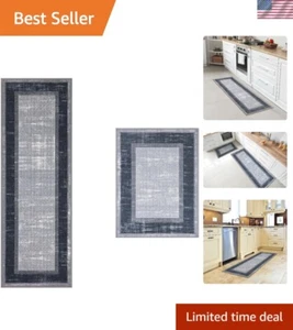 Stain Resistant Non-Slip Indoor Rug Set - Perfect for Hallway, Kitchen, Bathroom - Picture 1 of 11
