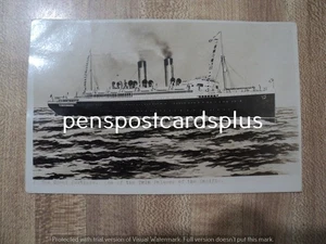 The GREAT NORTHERN Railroad Co. Passenger Ship early 1900's RPPC Postcard - Picture 1 of 2