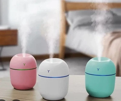  Portable USB LED Mini Car Home Humidifier Aroma Oil Diffuser Mist Purifier250ML - Image 1 of 4