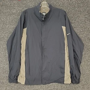 Nike Golf Jacket Mens SZ M Black Storm Fit Light Full-Zip Rain Khaki 128698-010 - Picture 1 of 8