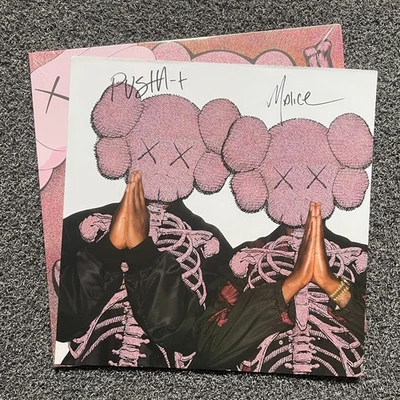 Let God Sort Em Out Pink LP Vinyl Clipse Pusha T Malice Signed Print *Read Desc*