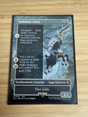 MTG: Summon: Ixion (Borderless) Commander: Final Fantasy Reg NM - Image 1 of 2