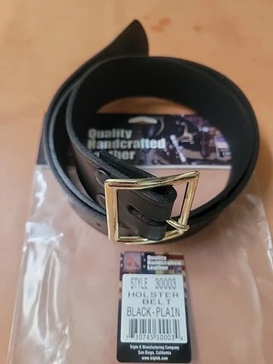 Triple K 1 3/4 英寸宽手枪皮带 - 9/10 盎司皮革-美国制造-全新 32 英寸-46 — 第 1/3 张图片