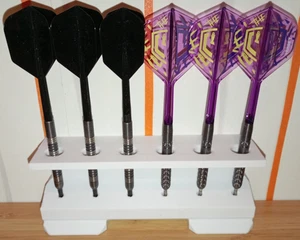Dart Display ( Steel + Soft ) 6 Darts Pfeile Tisch Regal Standfuß Ständer Halter - Bild 1 von 4