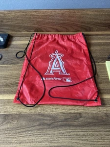 Anaheim Angels Red Team Bag Giveaway Draw String 16.5x 13 - Picture 1 of 5