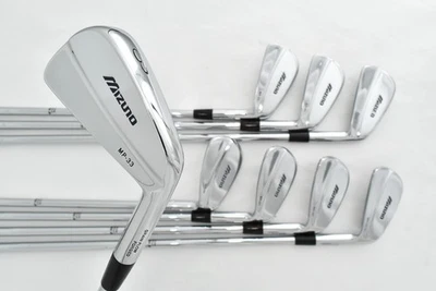 8Pcs MIZUNO MP-33 Iron set 3-4-5-6-7-8-9-P PW RH DG S200 Stiff Irons golf Club - Image 1 of 4