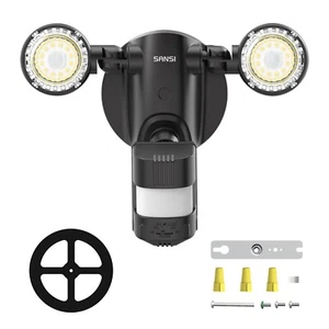 SANSI 25W 3000lm LED Security Lights Motion Sensor Lights Outdoor Floodlights - Picture 1 of 10