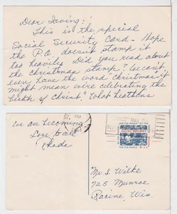 TurtlesTradingPost- Washington- Seattle, WA 1964 Postal Card- ABCD Slogan Cancel - Picture 1 of 3