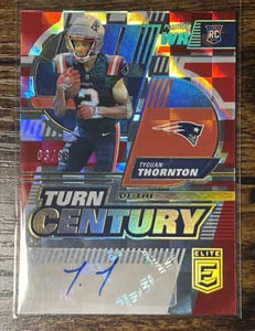 2022 Donruss Elite Tyquan Thornton Turn of the Century Red Auto RC #03/99 #TC-22 - Picture 1 of 2