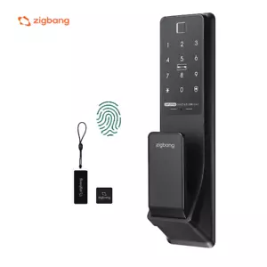 ZIGBANG SHP-DP940 Smart Door Lock/Fingerprint/ Push-Pull/ LED/ With Keys / FedEX - Picture 1 of 8