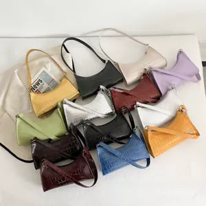 Single Shoulder Bag Simplified Underarm Stick Bag Handbag Women Dinner Bag - Picture 1 of 25