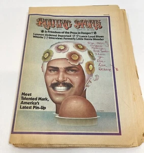 Rolling Stone Magazine #133 April 26 1973 John Lennon Stevie Wonder 1970s - Imagen 1 de 3