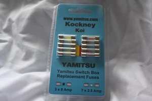 Kockney Koi 10 Fuse Pack (3x 8 Amp, 7x 2.5 Amp) Genuine Replacement Spare Fish - Picture 1 of 1