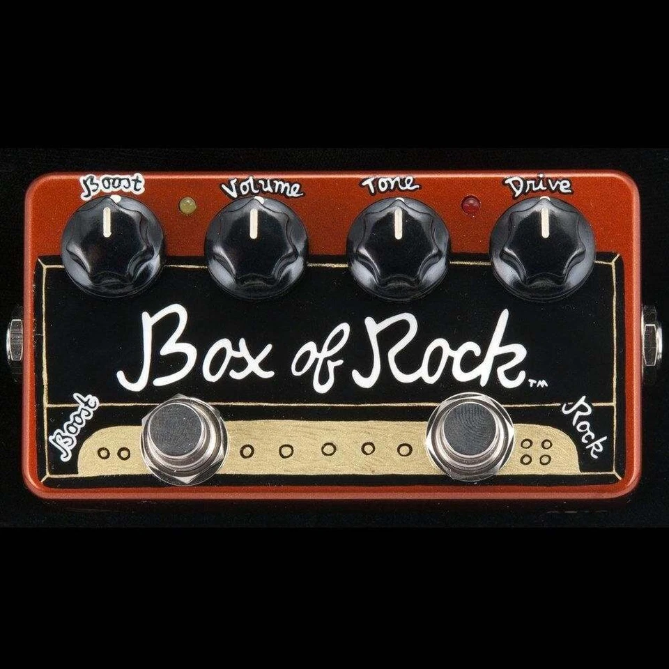 Zvex Box Of Rock (Custom Hand Painted) Overdrive Guitar Effects Pedal - Image 1 of 1