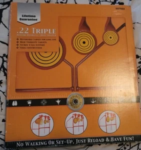 22 Triple Rifle Spinner Target Practice - Picture 1 of 5